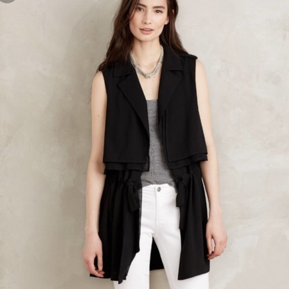 Anthropologie Cartonnier Black River Road Vest Small